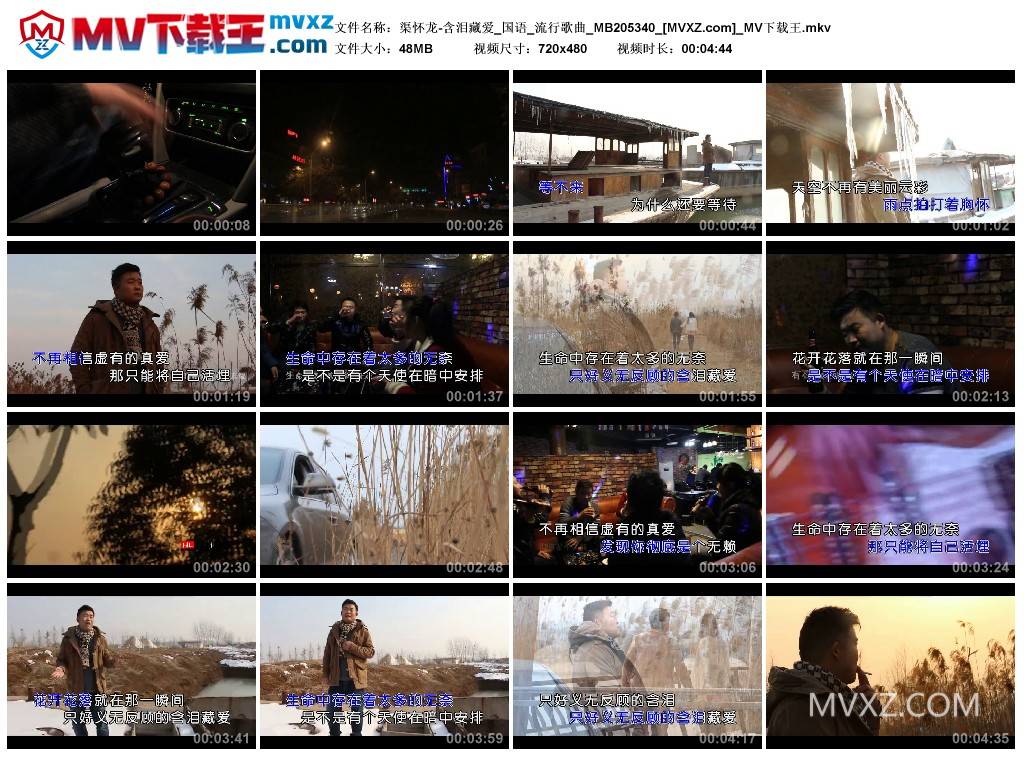 渠怀龙-含泪藏爱_国语_流行歌曲_MB205340